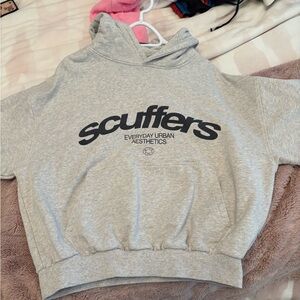 Gray Hoodie Sweatshirt